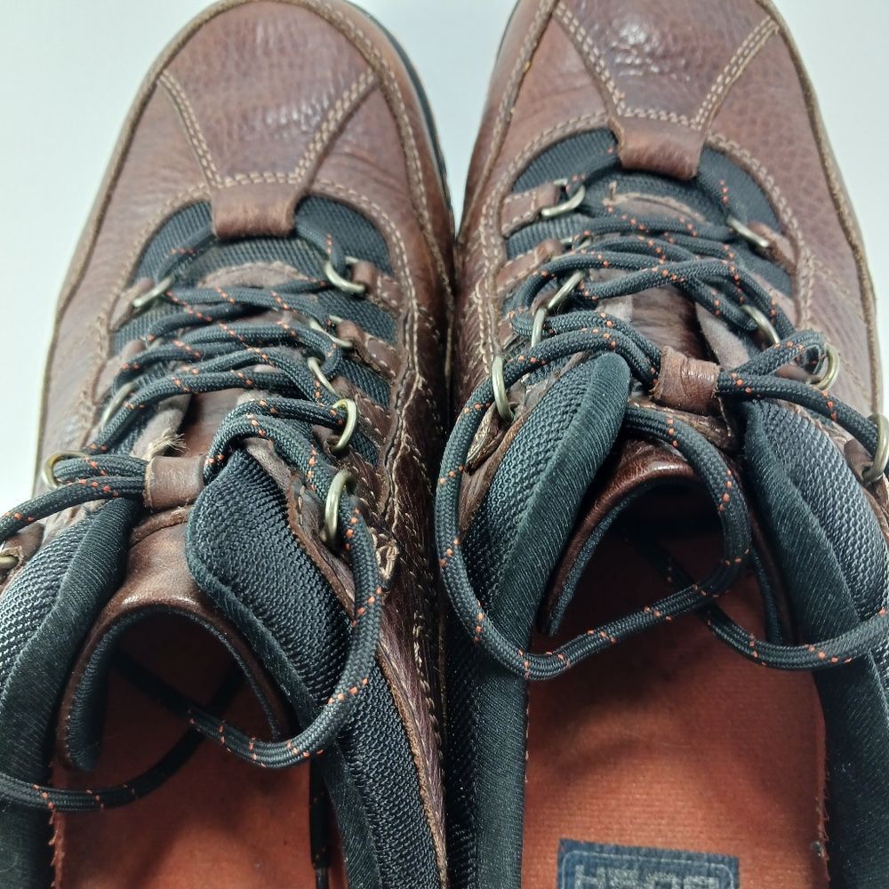 Nunn Bush Men's 11M Brown Leather Oxford Utility Shoe. Rubber Soles............. - Picture 8 of 14